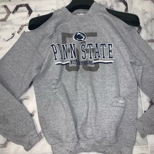 Custom Distressed Pen state sweater